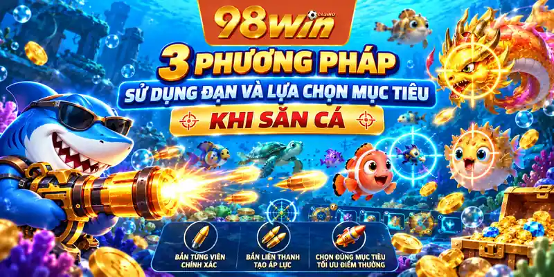 3 phương pháp sử dụng đạn và lựa chọn mục tiêu khi săn cá