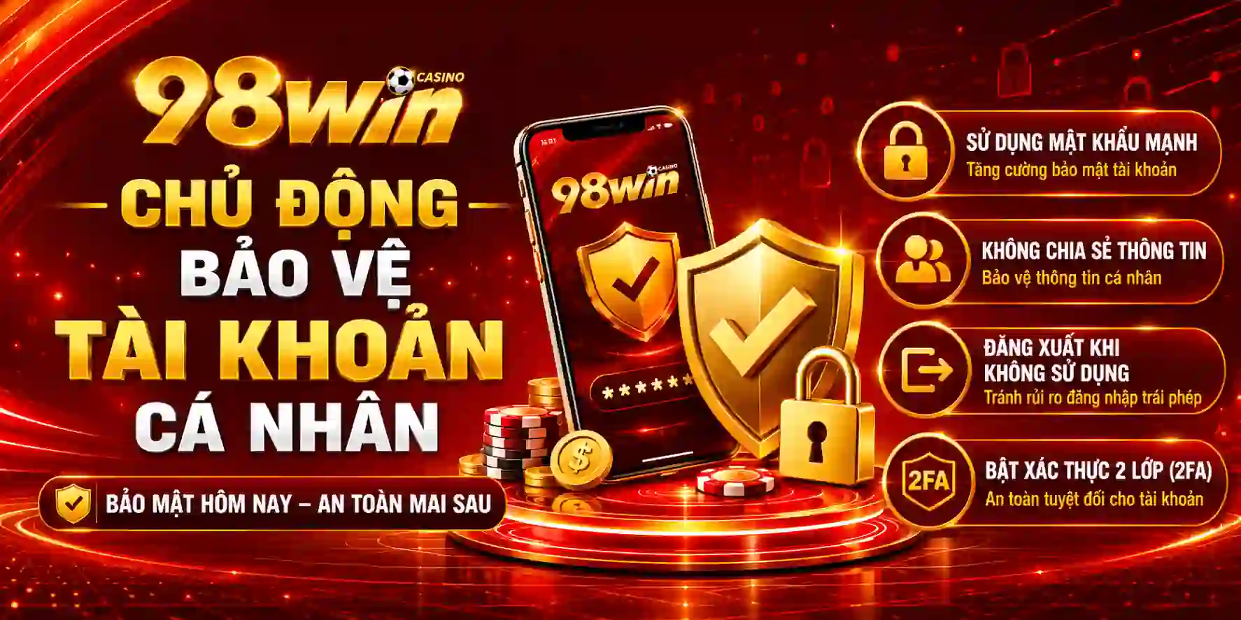 Chủ động bảo vệ tài khoản cá nhân