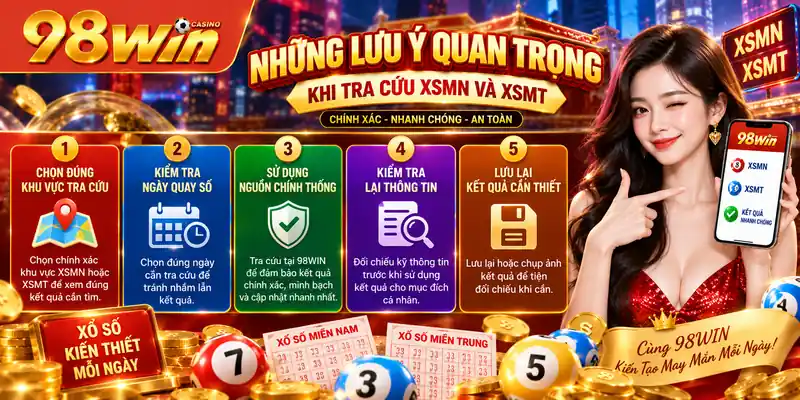 Những lưu ý quan trọng khi tra cứu XSMN và XSMT